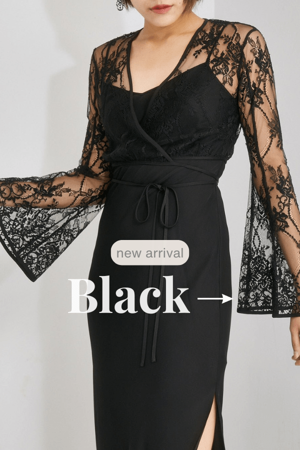 新品☆アドリアナパペル☆ベルベット花刺繍チュールレースドレス黒 新品☆アドリアナパペル☆ベルベット花刺繍チュールレースドレス黒