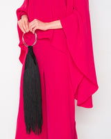 Black Halo(ブラック ヘイロー)のパンツセットアップ結婚式やパーティーにぴったりのレンタルアイテム。