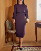 Badgley Mischka(バッジェリー ミシュカ)のミディドレス結婚式やパーティーにぴったりのレンタルアイテム。