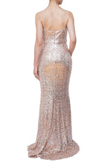 Badgley Mischka(バッジェリー ミシュカ)のロングドレス結婚式やパーティーにぴったりのレンタルアイテム。