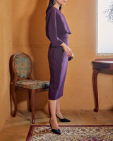 Badgley Mischka(バッジェリー ミシュカ)のミディドレス結婚式やパーティーにぴったりのレンタルアイテム。