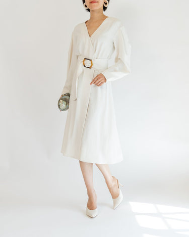 Ba&Sh(バッシュ)のミディドレス結婚式やパーティーにぴったりのレンタルアイテム。