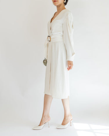 Ba&Sh(バッシュ)のミディドレス結婚式やパーティーにぴったりのレンタルアイテム。