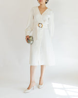 Ba&Sh(バッシュ)のミディドレス結婚式やパーティーにぴったりのレンタルアイテム。