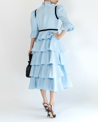 レンタルドレス|Batsheva|水色|ミディ丈|二次会