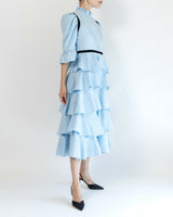 レンタルドレス|Batsheva|水色|ミディ丈|二次会