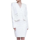 Bcbgmaxazria(ビーシービージーマックスアズリア)のドレスジャケット結婚式やパーティーにぴったりのレンタルアイテム。