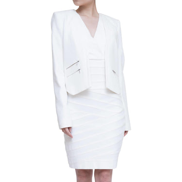 Bcbgmaxazria(ビーシービージーマックスアズリア)のドレスジャケット結婚式やパーティーにぴったりのレンタルアイテム。