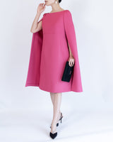 ピンク|ケープ付き|レンタルドレス|結婚式お呼ばれ|CELFORD