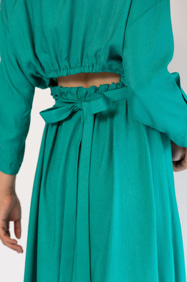 Claudie Pierlot(クローディ ピエルロ)のミディドレス結婚式やパーティーにぴったりのレンタルアイテム。