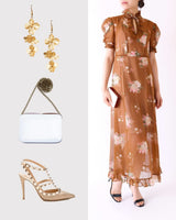 Coach(コーチ)のロングドレス結婚式やパーティーにぴったりのレンタルアイテム。