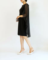 DKNY(ダナキャランニューヨーク)のミディドレス結婚式やパーティーにぴったりのレンタルアイテム。