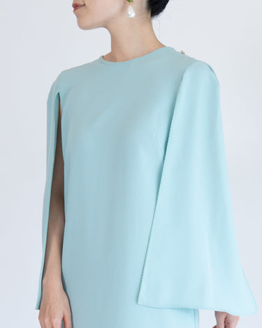 レンタルドレス|Elisabetta Franchi|水色|ミニ丈|二次会