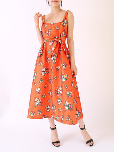 Emilia Wickstead(エミリア ウィックステッド)のミディドレス結婚式やパーティーにぴったりのレンタルアイテム。