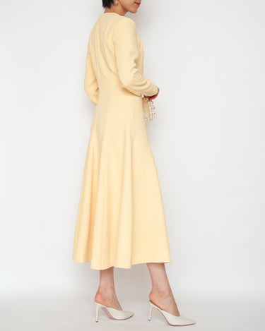 Emilia Wickstead(エミリア ウィックステッド)のミディドレス結婚式やパーティーにぴったりのレンタルアイテム。