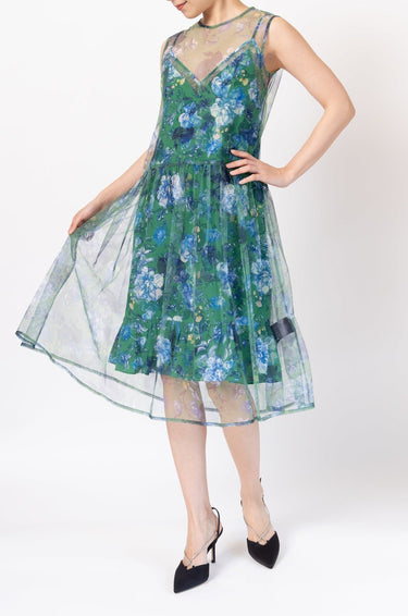 Erdem(アーデム)のミディドレス結婚式やパーティーにぴったりのレンタルアイテム。