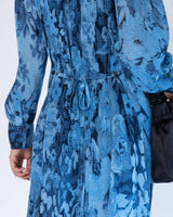 Ganni(ガニー)のミディドレス結婚式やパーティーにぴったりのレンタルアイテム。