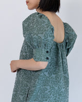 深みグリーン|レンタルドレス|結婚式お呼ばれ|Ganni