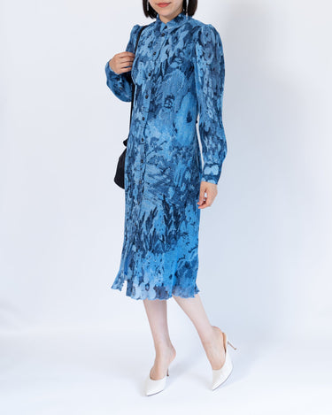 Ganni(ガニー)のミディドレス結婚式やパーティーにぴったりのレンタルアイテム。