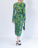 Ganni(ガニー)のミディドレス結婚式やパーティーにぴったりのレンタルアイテム。