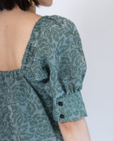 深みグリーン|レンタルドレス|結婚式お呼ばれ|Ganni