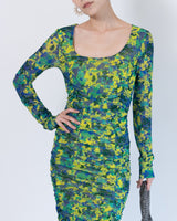 Ganni(ガニー)のミディドレス結婚式やパーティーにぴったりのレンタルアイテム。