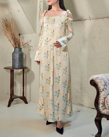 Ganni(ガニー)のロングドレス結婚式やパーティーにぴったりのレンタルアイテム。