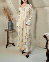 Ganni(ガニー)のロングドレス結婚式やパーティーにぴったりのレンタルアイテム。