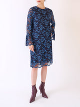 Ganni(ガニー)のひざ丈ドレス結婚式やパーティーにぴったりのレンタルアイテム。