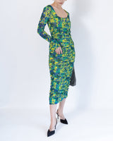 Ganni(ガニー)のミディドレス結婚式やパーティーにぴったりのレンタルアイテム。