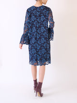 Ganni(ガニー)のひざ丈ドレス結婚式やパーティーにぴったりのレンタルアイテム。