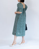 深みグリーン|レンタルドレス|結婚式お呼ばれ|Ganni