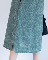 深みグリーン|レンタルドレス|結婚式お呼ばれ|Ganni