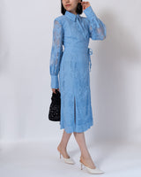 Ganni(ガニー)のミディドレス結婚式やパーティーにぴったりのレンタルアイテム。