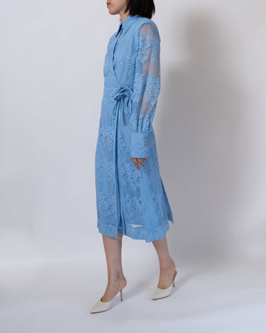 Ganni(ガニー)のミディドレス結婚式やパーティーにぴったりのレンタルアイテム。