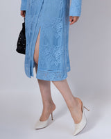 Ganni(ガニー)のミディドレス結婚式やパーティーにぴったりのレンタルアイテム。