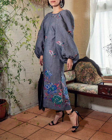 Ganni(ガニー)のミディドレス結婚式やパーティーにぴったりのレンタルアイテム。