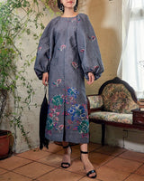 Ganni(ガニー)のミディドレス結婚式やパーティーにぴったりのレンタルアイテム。