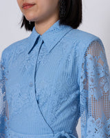 Ganni(ガニー)のミディドレス結婚式やパーティーにぴったりのレンタルアイテム。