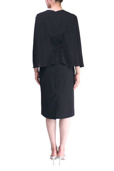 黒|ケープ付き|レンタルドレス|フォーマル|Givenchy