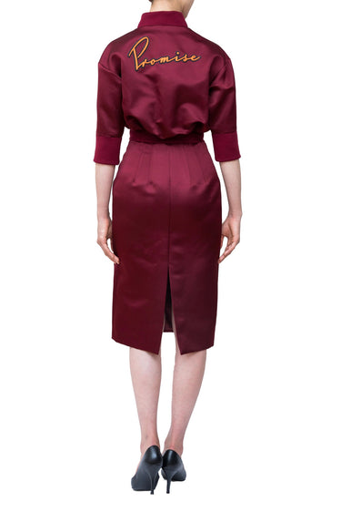Jil Sander(ジル サンダー)のミディドレス結婚式やパーティーにぴったりのレンタルアイテム。