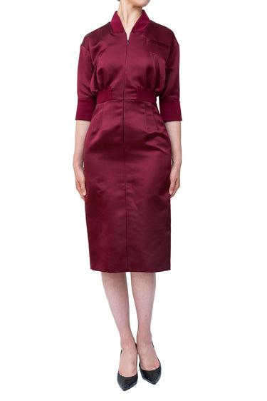 Jil Sander(ジル サンダー)のミディドレス結婚式やパーティーにぴったりのレンタルアイテム。