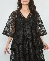 Ganni(ガニー)のミディドレス結婚式やパーティーにぴったりのレンタルアイテム。