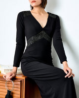 Halston(ホルストン)のロングドレス結婚式やパーティーにぴったりのレンタルアイテム。