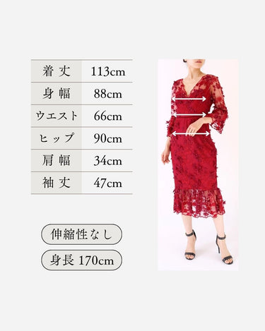 Marchesa Notte(マルケッサ ノッテ)のミディドレス結婚式やパーティーにぴったりのレンタルアイテム。