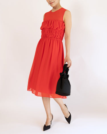 Kenzo(ケンゾー)のミディドレス結婚式やパーティーにぴったりのレンタルアイテム。