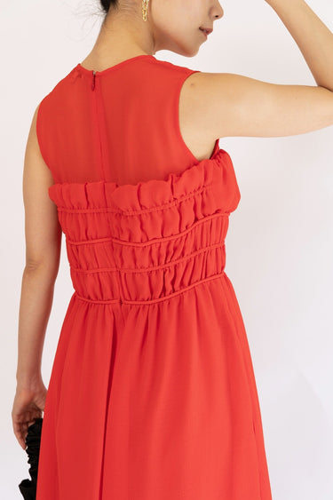 Kenzo(ケンゾー)のミディドレス結婚式やパーティーにぴったりのレンタルアイテム。