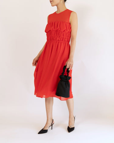 Kenzo(ケンゾー)のミディドレス結婚式やパーティーにぴったりのレンタルアイテム。