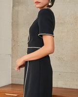 Huishan Zhang(フーシャン ツァン)のミディドレス結婚式やパーティーにぴったりのレンタルアイテム。