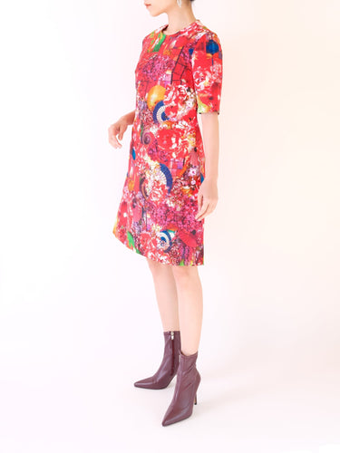 M / mika ninagawa(エム/ミカ ニナガワ)のひざ丈ドレス結婚式やパーティーにぴったりのレンタルアイテム。